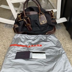 Prada BN 1314 Women's Handbag Tessuto POOR SHAPE